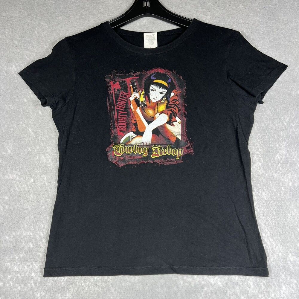 Vintage Cowboy Bebop Faye Valentine Anime Shirt Women’s Size Large Made In USA